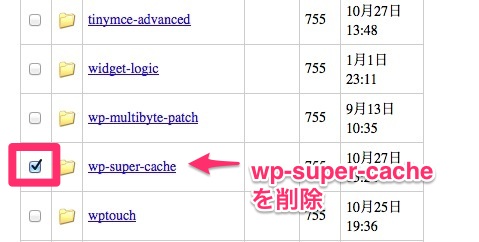 8wp-super-cacheフォルダを削除-6