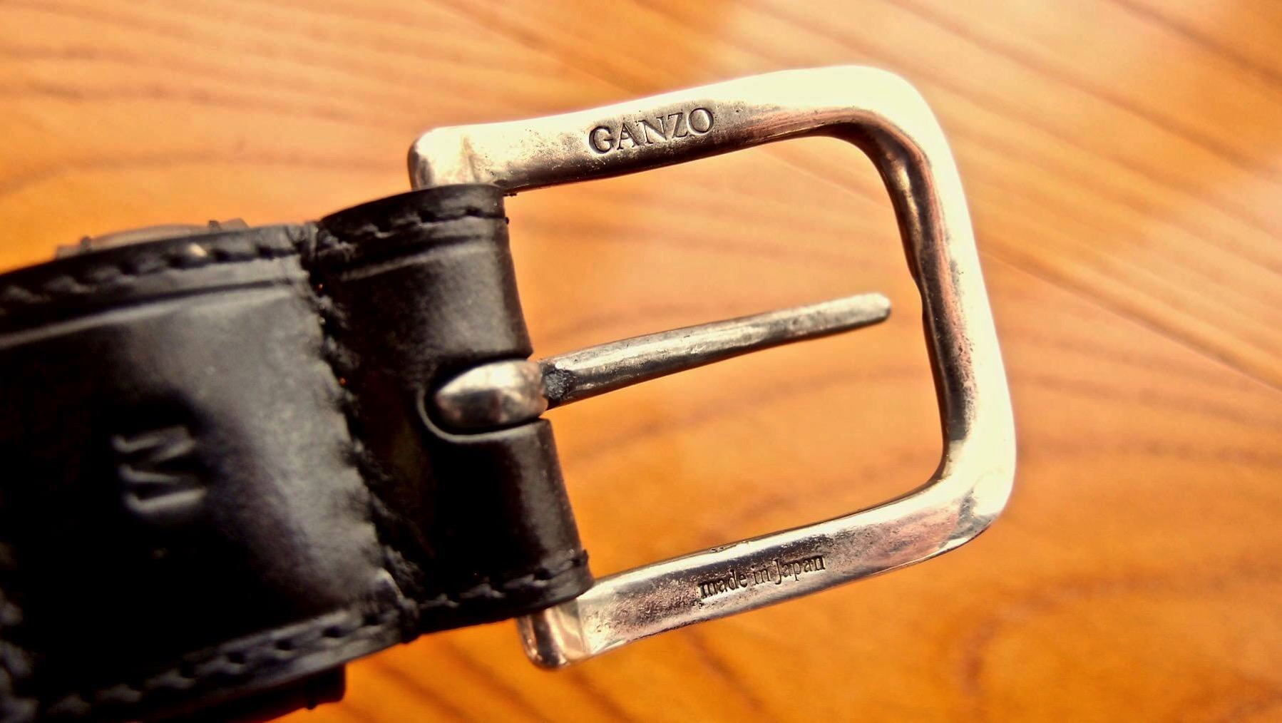 12 Ganzo leather belt BRIDLE