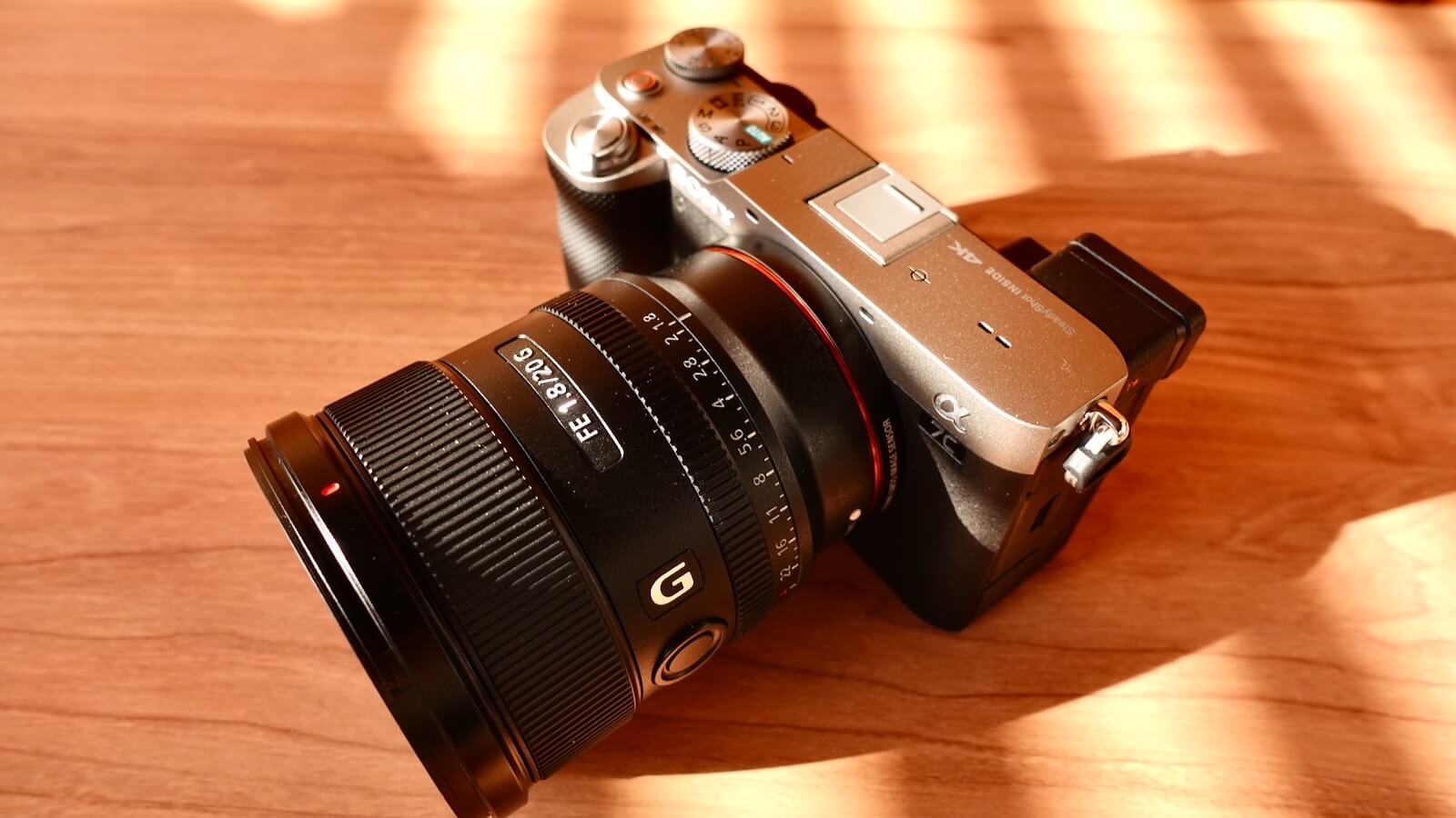 Photo of sony A7c with SEL20F18G attached